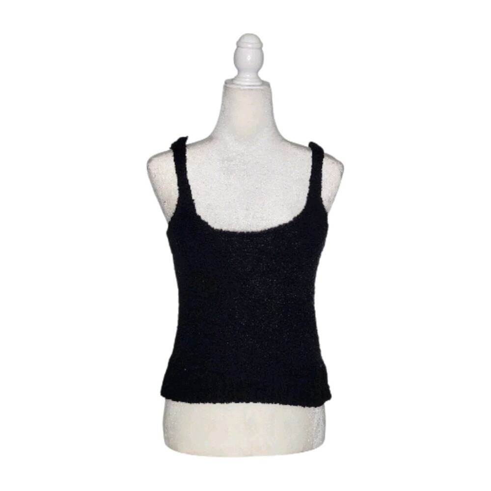SKIMS Women's Cozy Knit Cami Tank Top in black Bloucle Knit Size L/XL Pre-owned